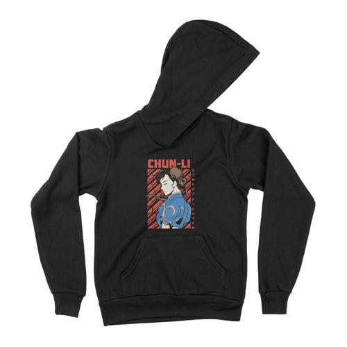 Front-print product image of the Chun-Li Hoodie