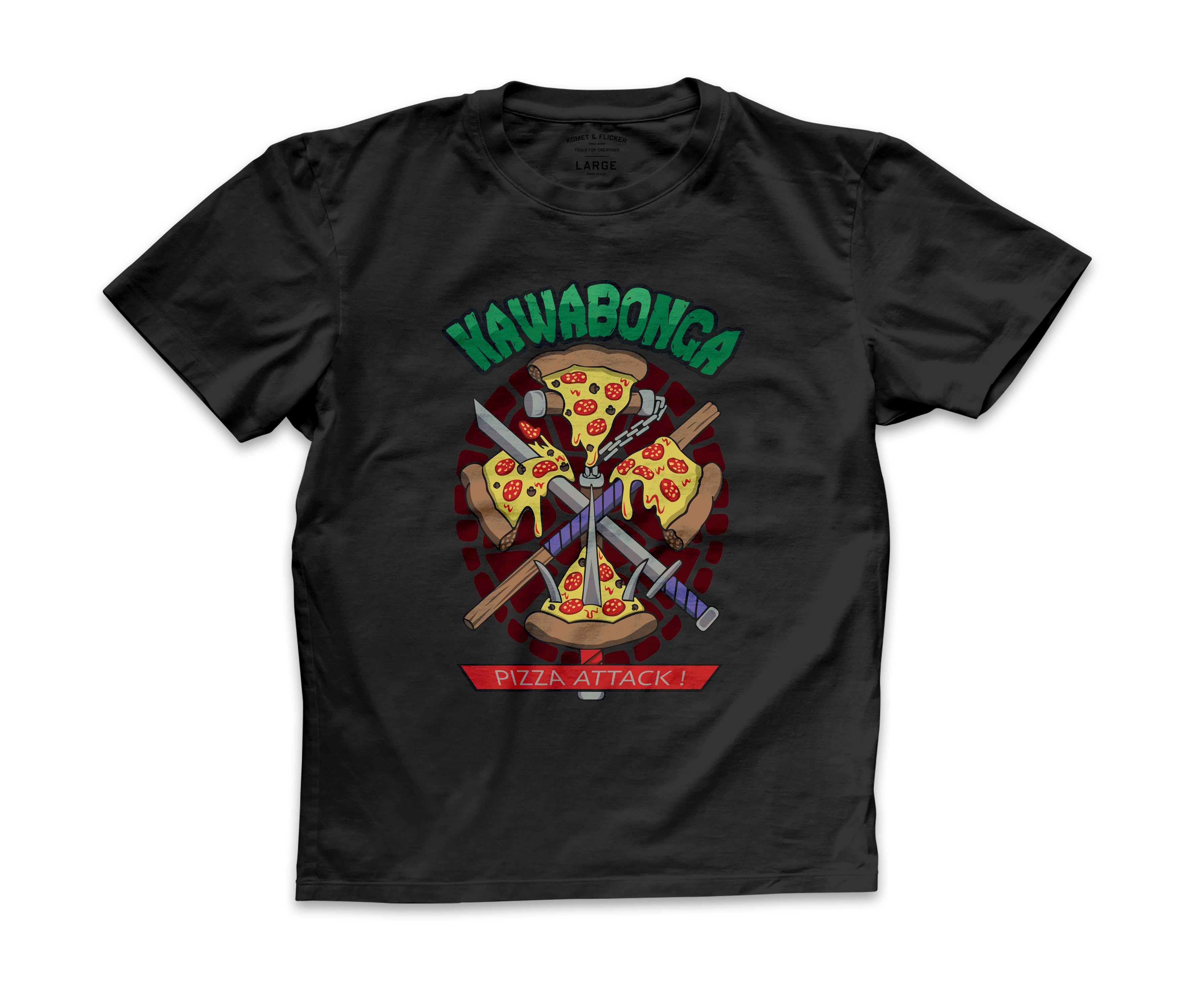 Ninja Turtles Tee | Pizza attack
