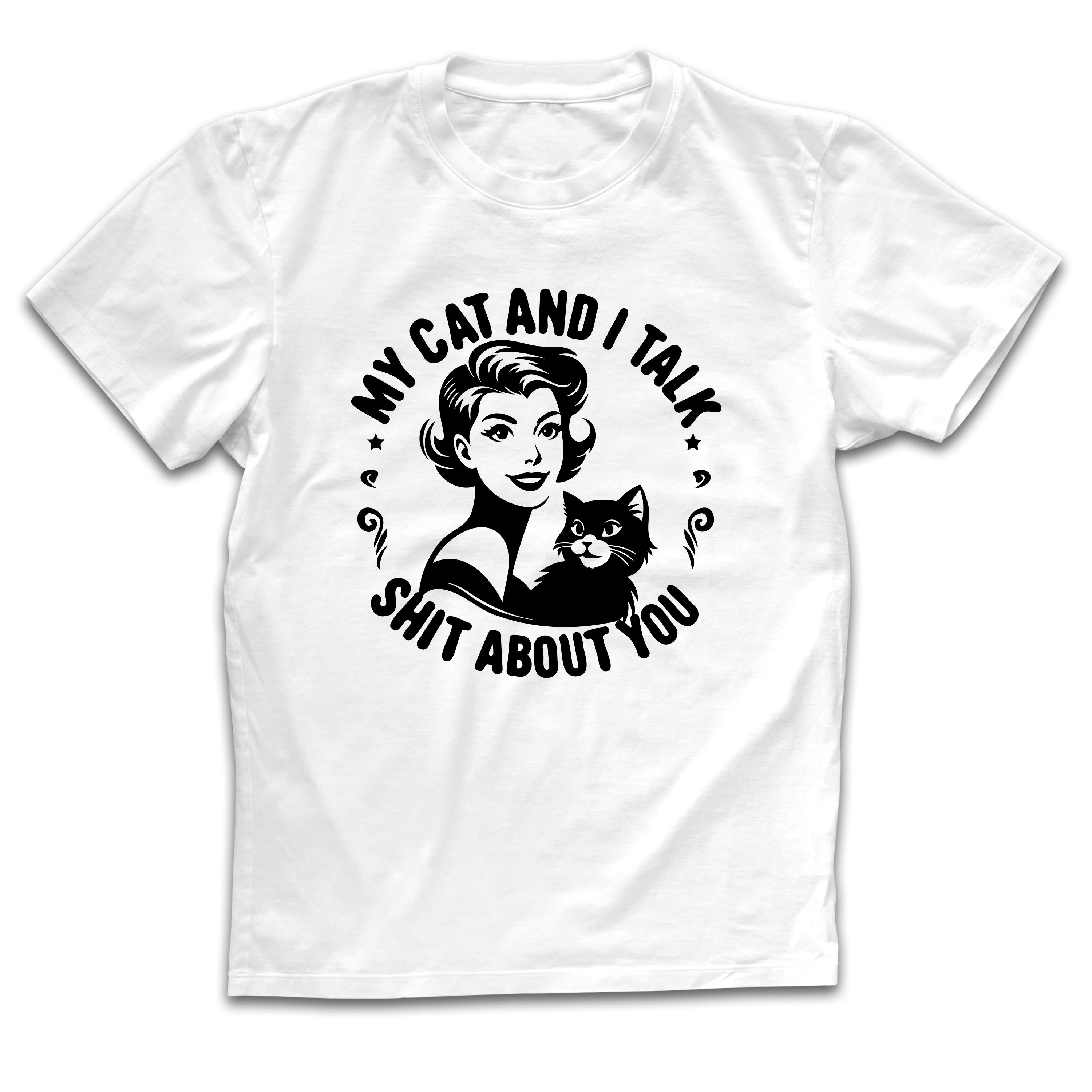 Salem Tee | My cat and I talk shit about you